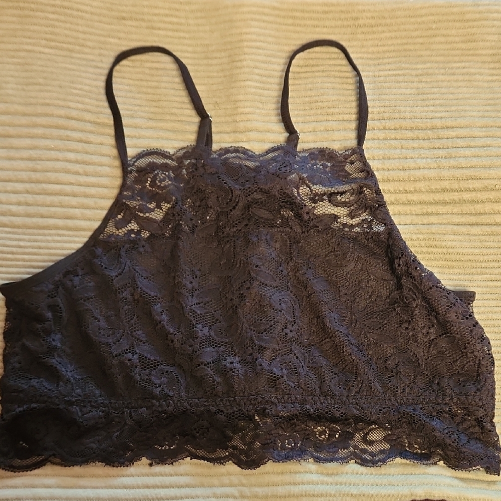 Lace High Neck Bralette